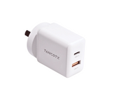 Tancotx PowerCube30 30W Dual-Port Fast Charger White